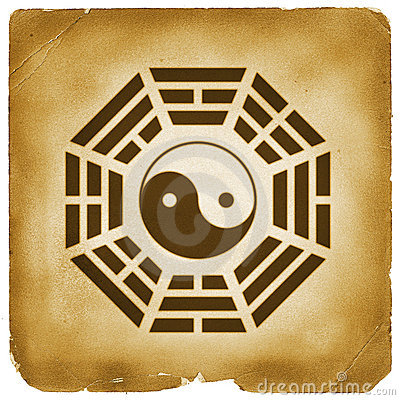 Bagua and yin yang symbol of Daoist energetic medicine